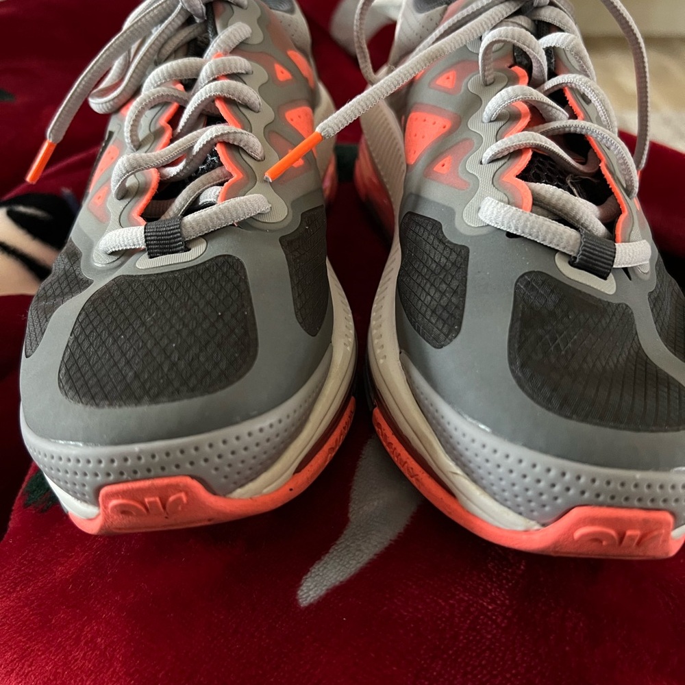 Nike Gray and Orange Athletic Shoes